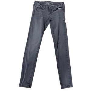 Aeropostale Lola Jegging Gray Skinny Jeans Low Rise Size‎ 0 Reg Normal Denim